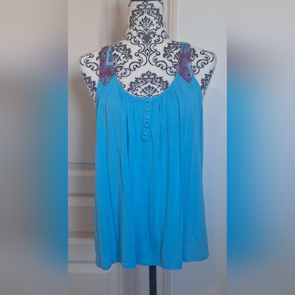 Joe fresh blue tank top size Large - Picture 1 of 6